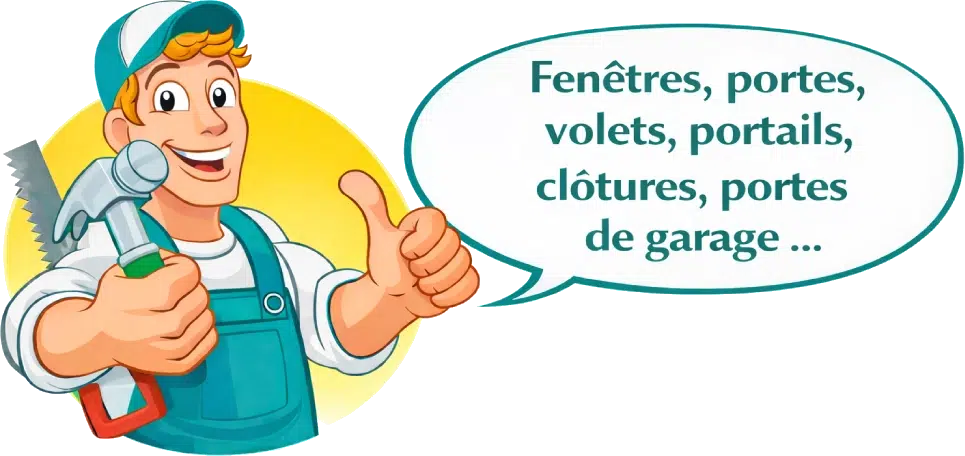 Illustration d'un artisan avec un marteau