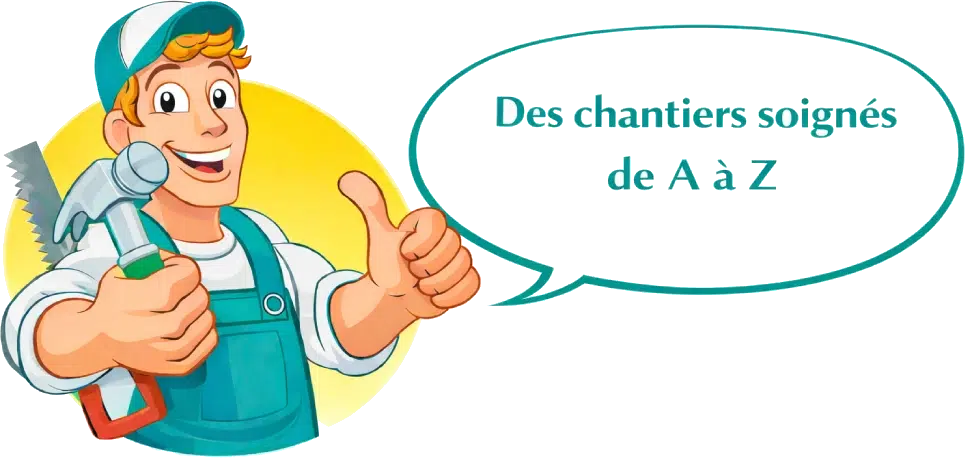 Illustration d'un ouvrier avec un marteau